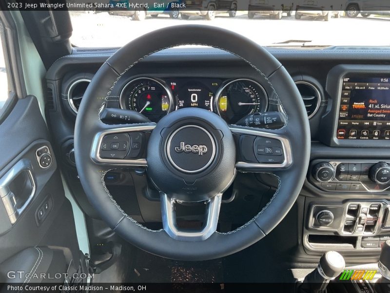Earl / Black 2023 Jeep Wrangler Unlimited Sahara 4XE Hybrid