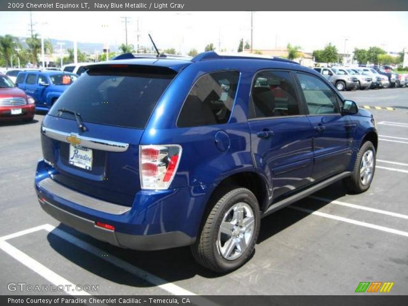 Navy Blue Metallic / Light Gray 2009 Chevrolet Equinox LT