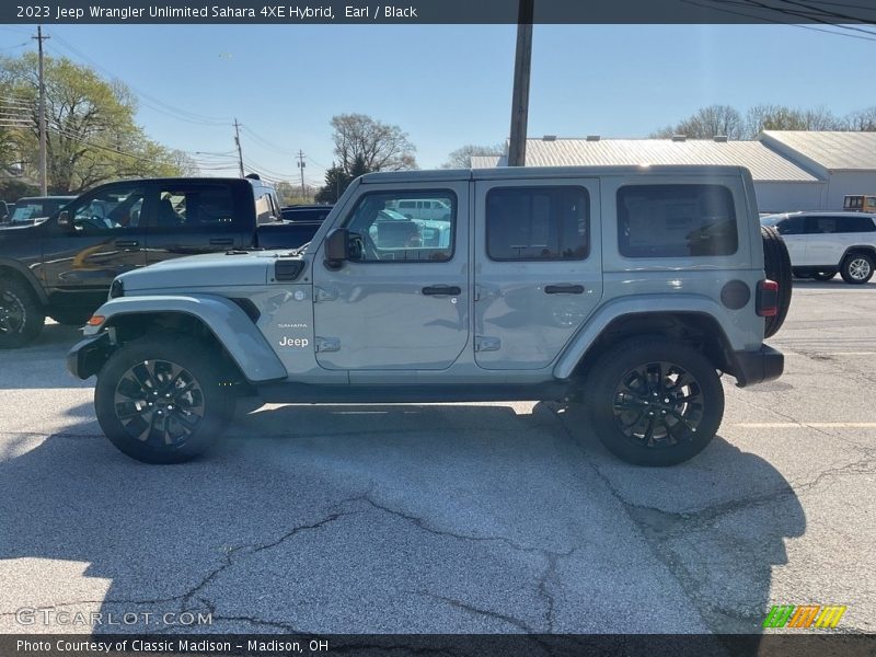 Earl / Black 2023 Jeep Wrangler Unlimited Sahara 4XE Hybrid