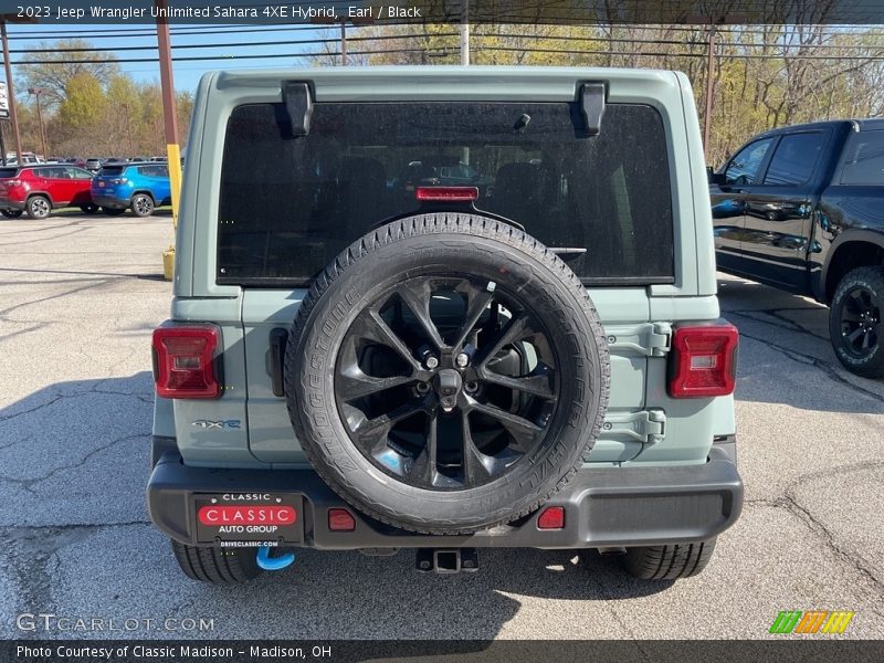 Earl / Black 2023 Jeep Wrangler Unlimited Sahara 4XE Hybrid
