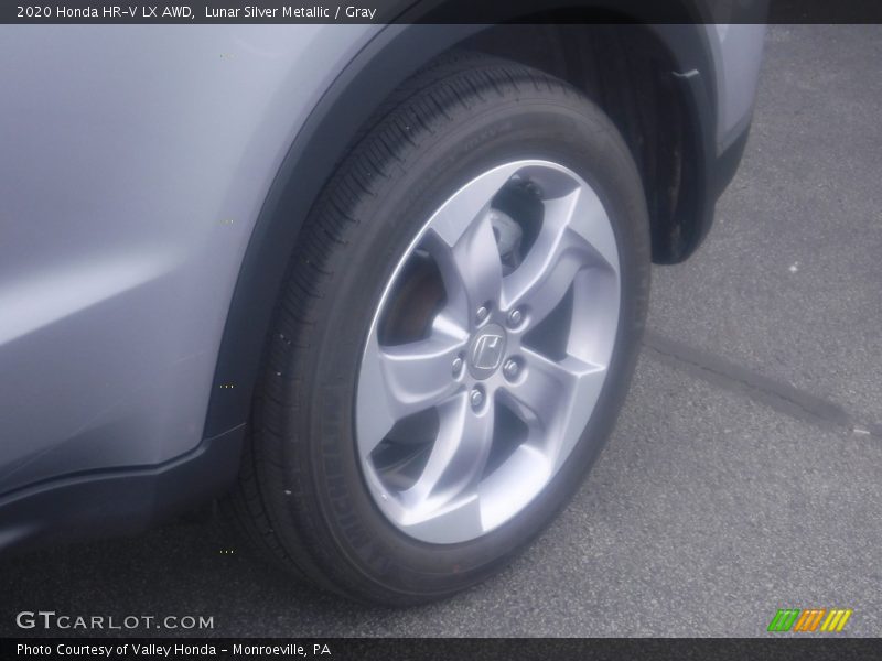Lunar Silver Metallic / Gray 2020 Honda HR-V LX AWD