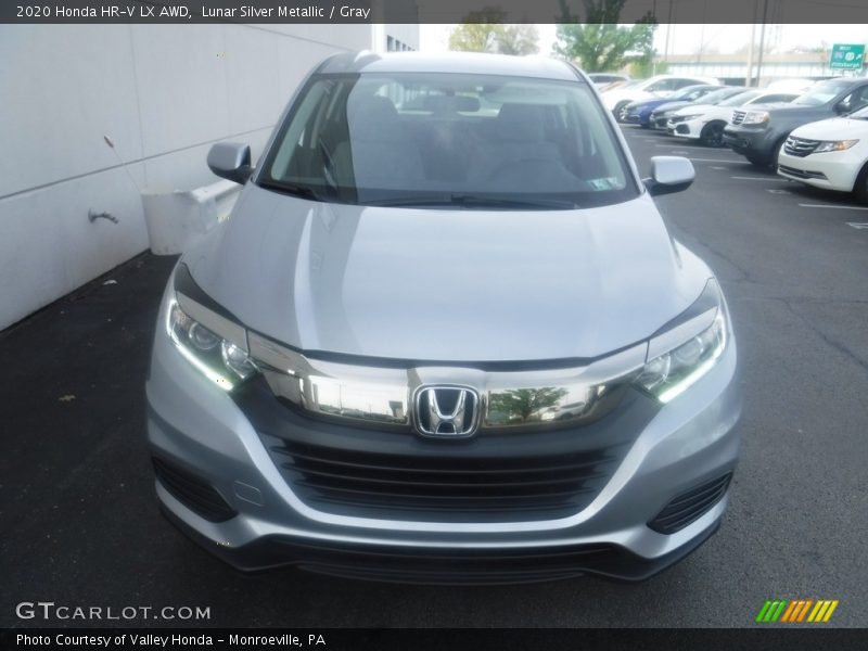Lunar Silver Metallic / Gray 2020 Honda HR-V LX AWD