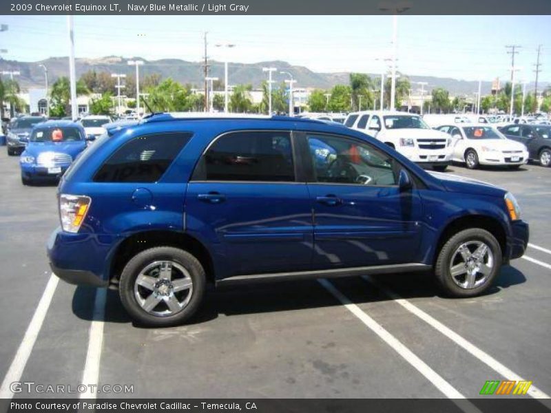 Navy Blue Metallic / Light Gray 2009 Chevrolet Equinox LT