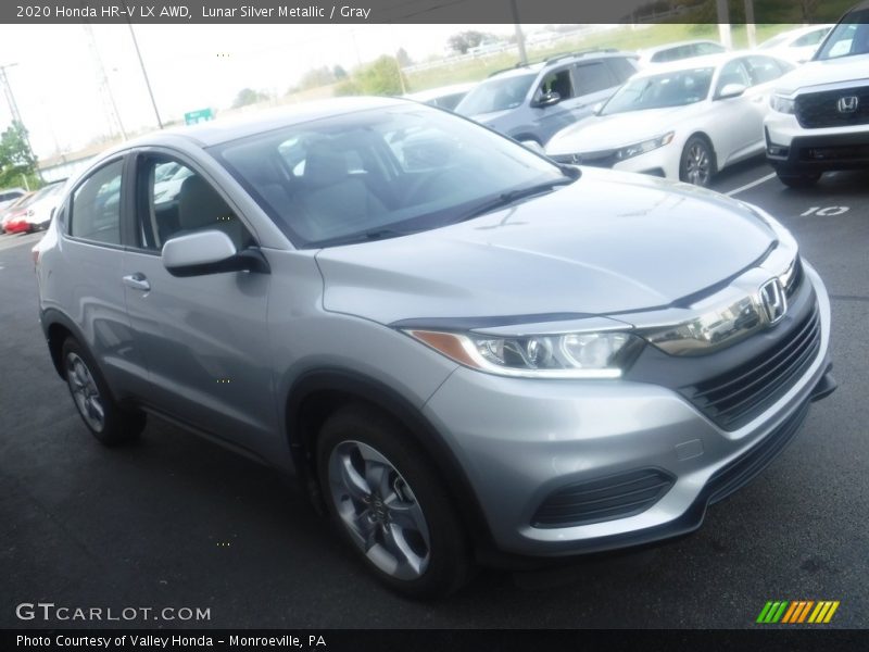 Lunar Silver Metallic / Gray 2020 Honda HR-V LX AWD