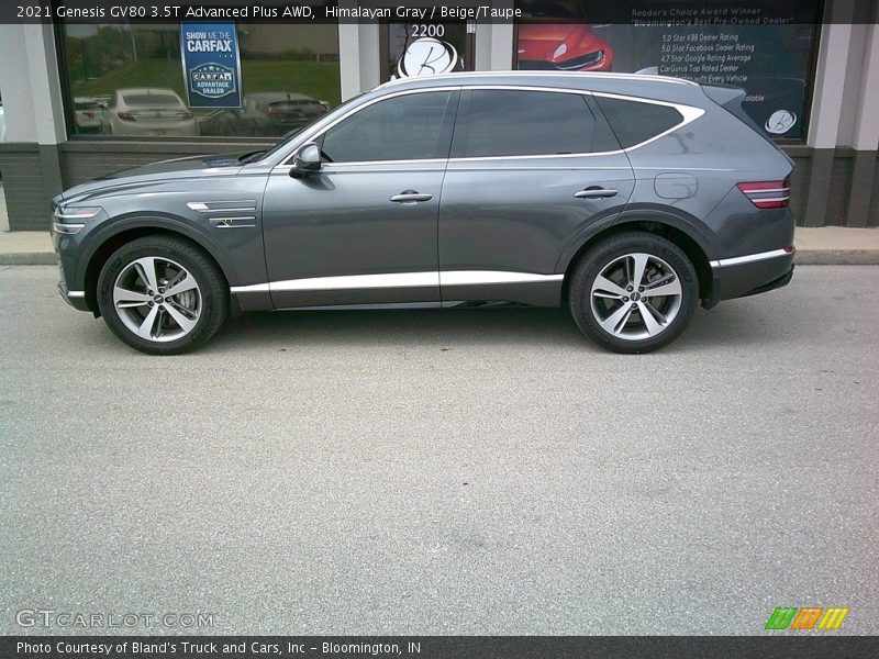 Himalayan Gray / Beige/Taupe 2021 Genesis GV80 3.5T Advanced Plus AWD