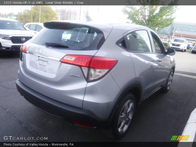 Lunar Silver Metallic / Gray 2020 Honda HR-V LX AWD