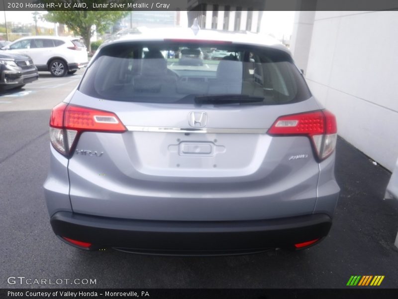 Lunar Silver Metallic / Gray 2020 Honda HR-V LX AWD