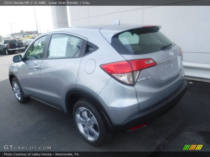 Lunar Silver Metallic / Gray 2020 Honda HR-V LX AWD
