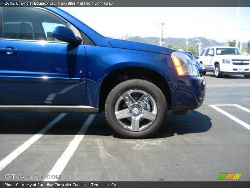 Navy Blue Metallic / Light Gray 2009 Chevrolet Equinox LT