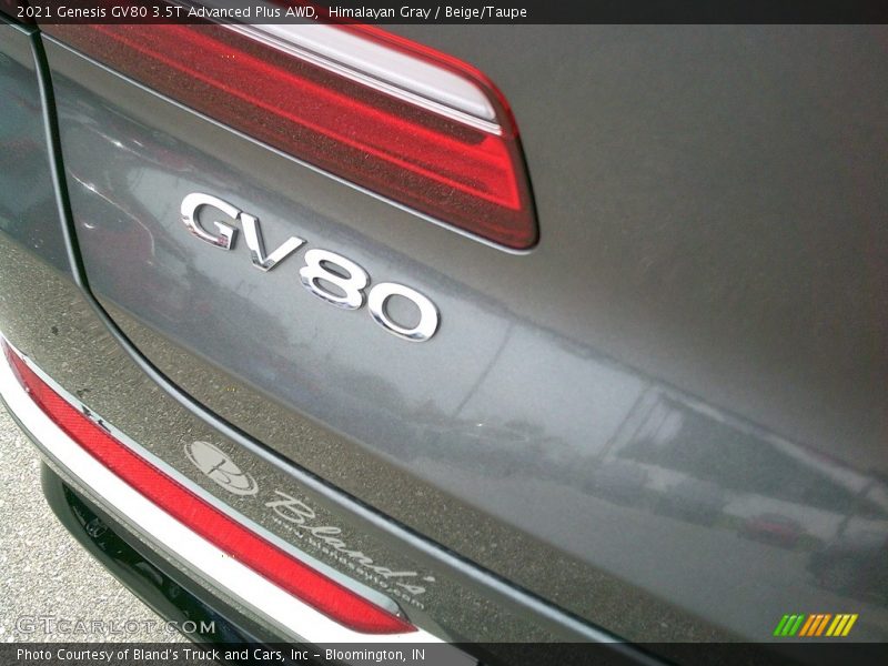Himalayan Gray / Beige/Taupe 2021 Genesis GV80 3.5T Advanced Plus AWD