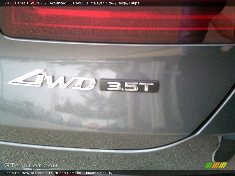 Himalayan Gray / Beige/Taupe 2021 Genesis GV80 3.5T Advanced Plus AWD
