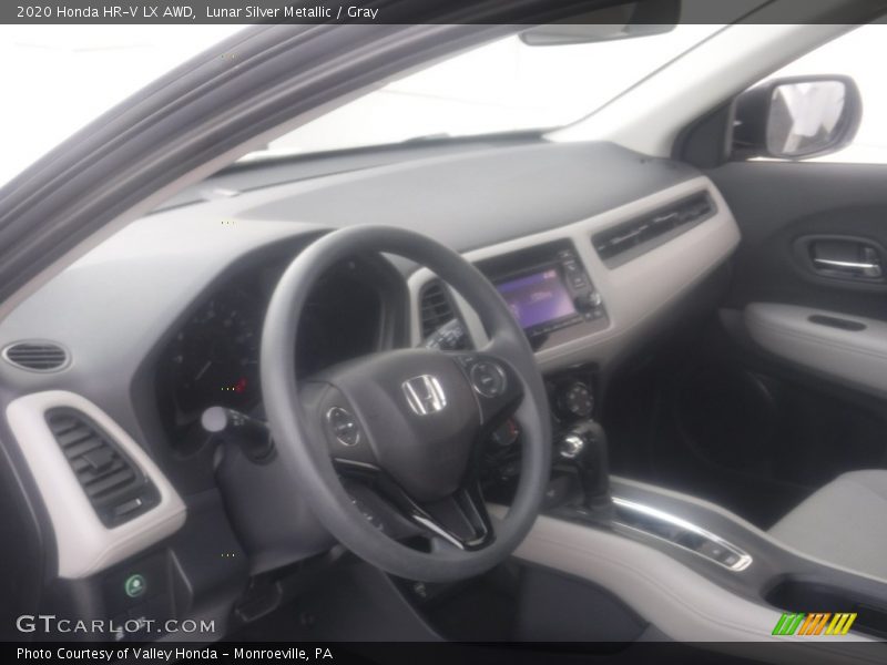 Lunar Silver Metallic / Gray 2020 Honda HR-V LX AWD