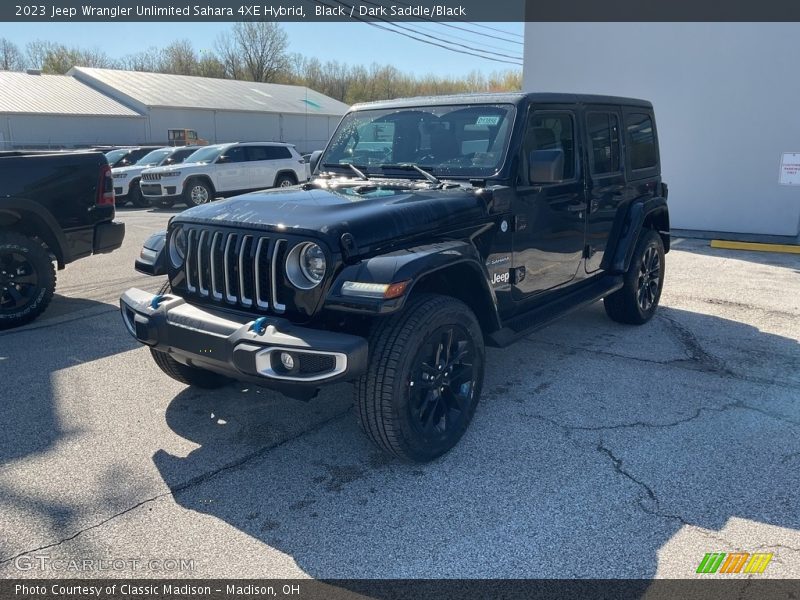 Black / Dark Saddle/Black 2023 Jeep Wrangler Unlimited Sahara 4XE Hybrid