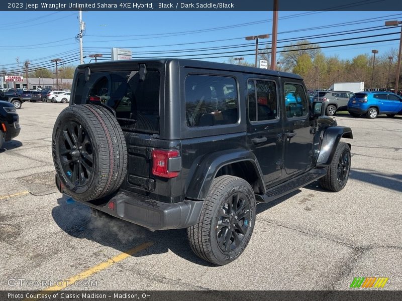 Black / Dark Saddle/Black 2023 Jeep Wrangler Unlimited Sahara 4XE Hybrid