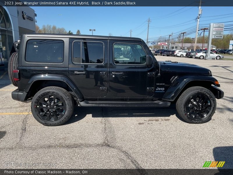 Black / Dark Saddle/Black 2023 Jeep Wrangler Unlimited Sahara 4XE Hybrid