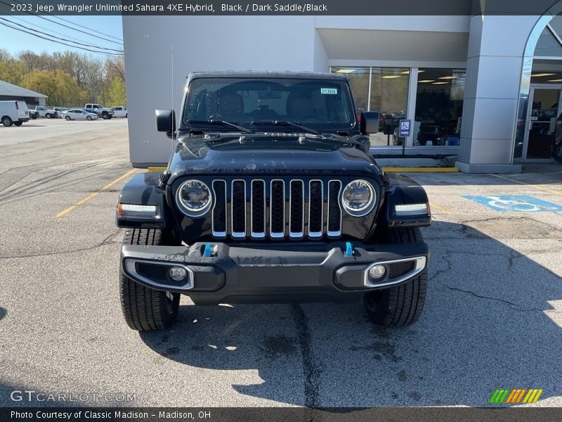 Black / Dark Saddle/Black 2023 Jeep Wrangler Unlimited Sahara 4XE Hybrid