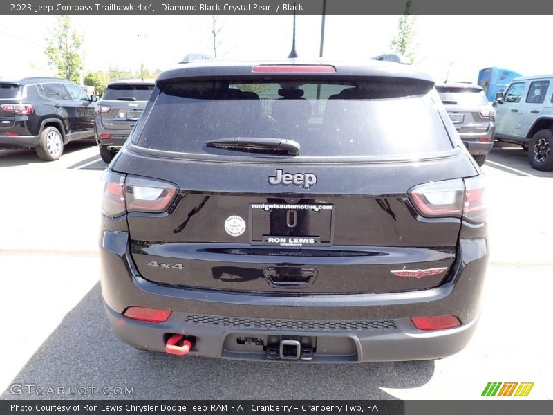 Diamond Black Crystal Pearl / Black 2023 Jeep Compass Trailhawk 4x4