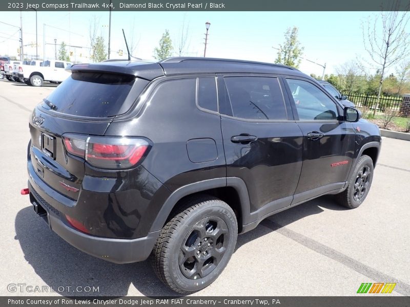 Diamond Black Crystal Pearl / Black 2023 Jeep Compass Trailhawk 4x4