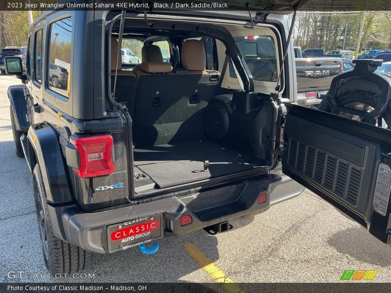 Black / Dark Saddle/Black 2023 Jeep Wrangler Unlimited Sahara 4XE Hybrid