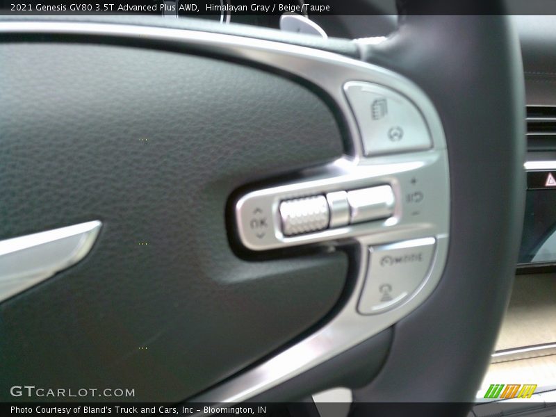 Himalayan Gray / Beige/Taupe 2021 Genesis GV80 3.5T Advanced Plus AWD