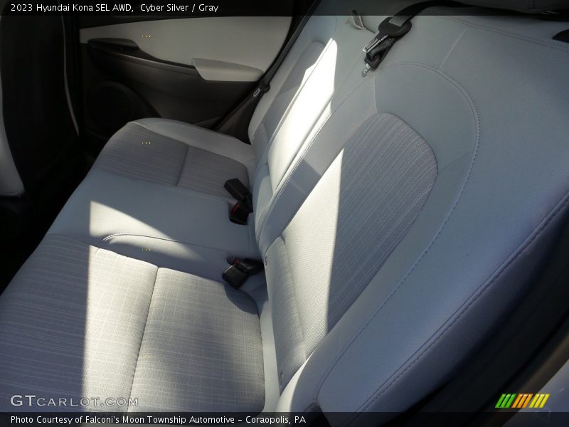 Cyber Silver / Gray 2023 Hyundai Kona SEL AWD