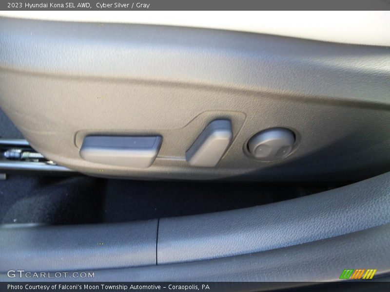 Cyber Silver / Gray 2023 Hyundai Kona SEL AWD