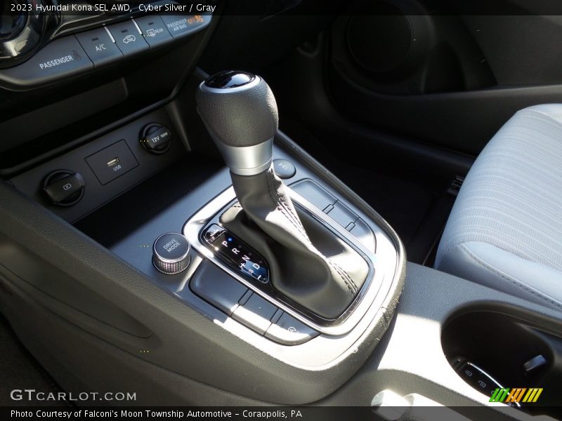 Cyber Silver / Gray 2023 Hyundai Kona SEL AWD