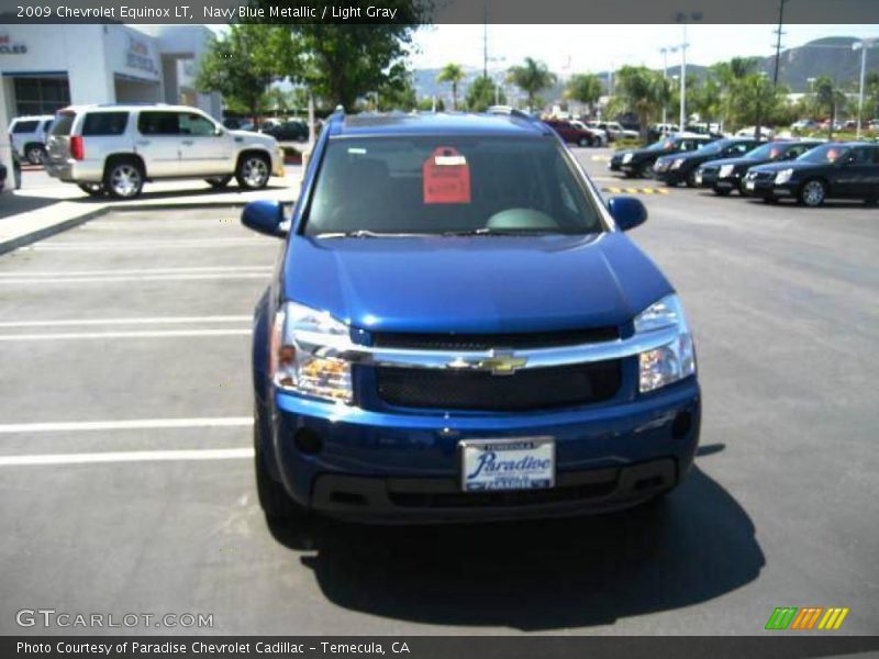 Navy Blue Metallic / Light Gray 2009 Chevrolet Equinox LT