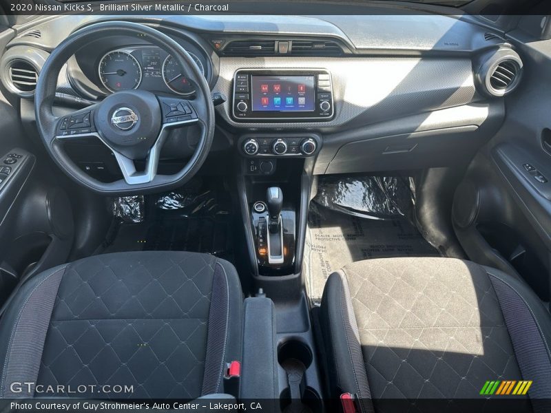 2020 Kicks S Charcoal Interior