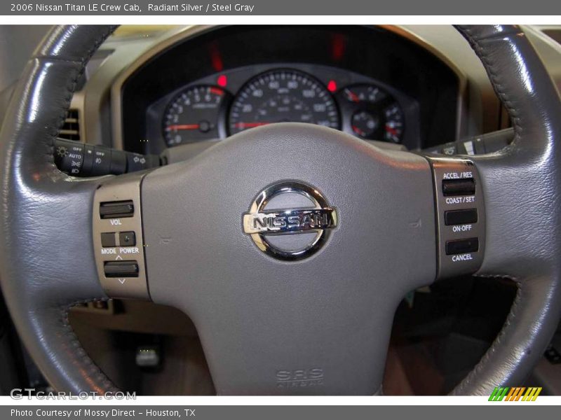 Radiant Silver / Steel Gray 2006 Nissan Titan LE Crew Cab