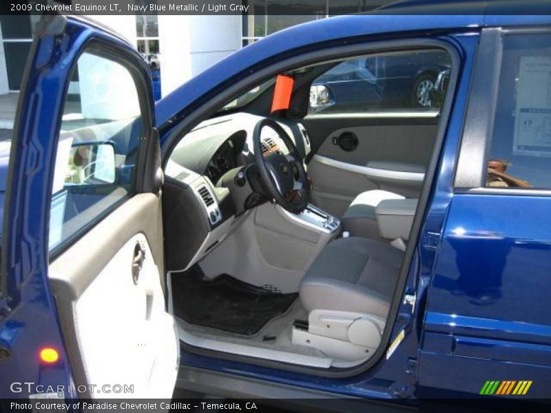 Navy Blue Metallic / Light Gray 2009 Chevrolet Equinox LT