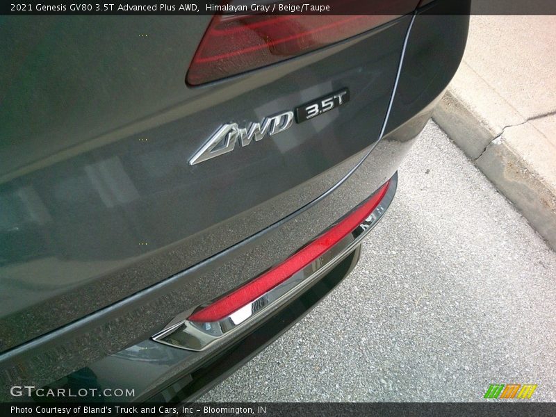 Himalayan Gray / Beige/Taupe 2021 Genesis GV80 3.5T Advanced Plus AWD
