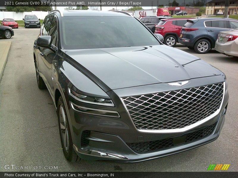 Himalayan Gray / Beige/Taupe 2021 Genesis GV80 3.5T Advanced Plus AWD