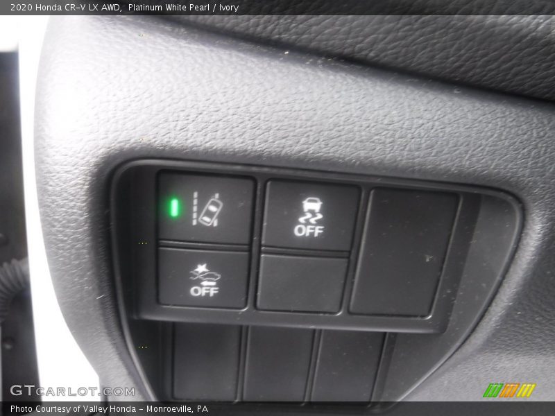 Platinum White Pearl / Ivory 2020 Honda CR-V LX AWD