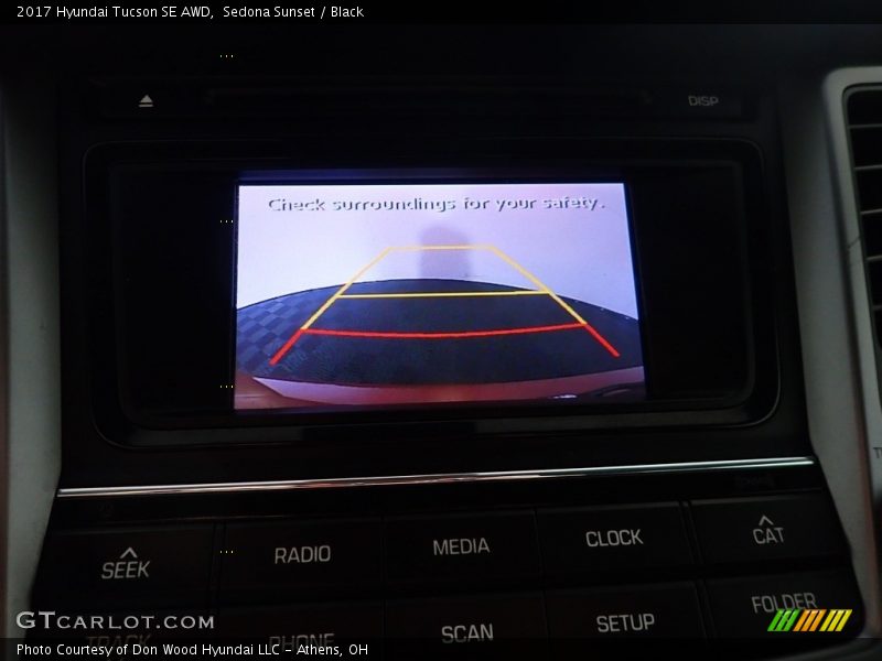 Sedona Sunset / Black 2017 Hyundai Tucson SE AWD