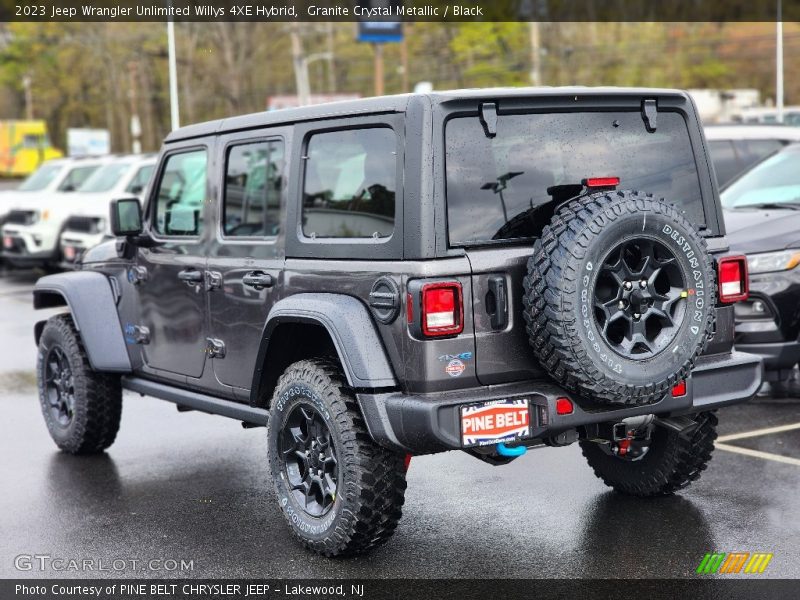 Granite Crystal Metallic / Black 2023 Jeep Wrangler Unlimited Willys 4XE Hybrid
