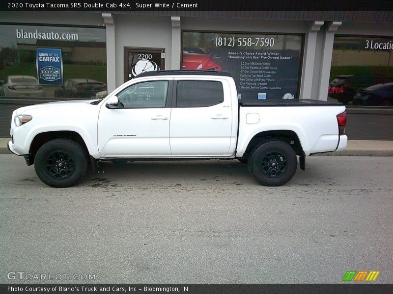 Super White / Cement 2020 Toyota Tacoma SR5 Double Cab 4x4