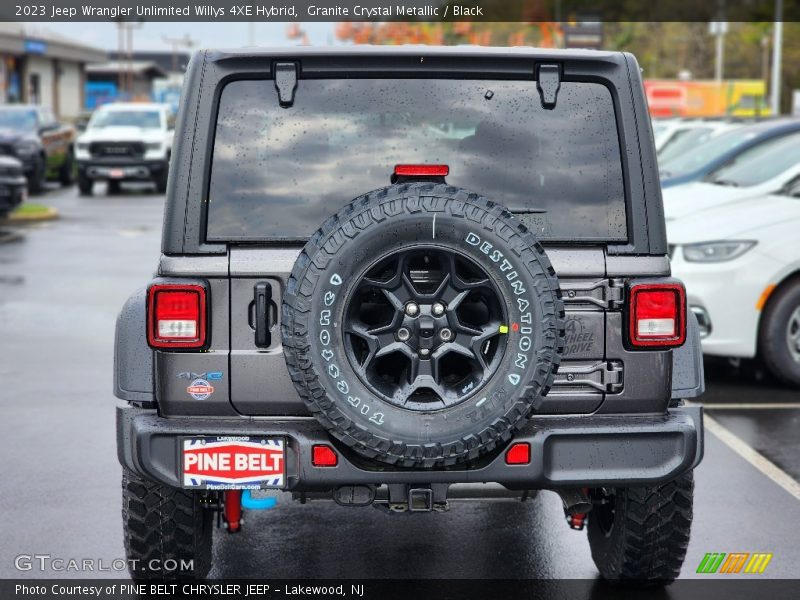 Granite Crystal Metallic / Black 2023 Jeep Wrangler Unlimited Willys 4XE Hybrid