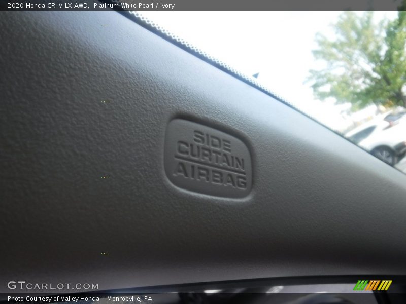 Platinum White Pearl / Ivory 2020 Honda CR-V LX AWD
