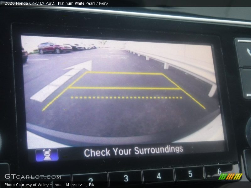 Platinum White Pearl / Ivory 2020 Honda CR-V LX AWD