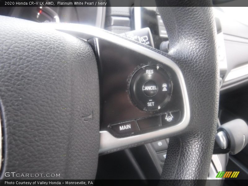 Platinum White Pearl / Ivory 2020 Honda CR-V LX AWD