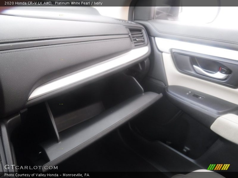 Platinum White Pearl / Ivory 2020 Honda CR-V LX AWD