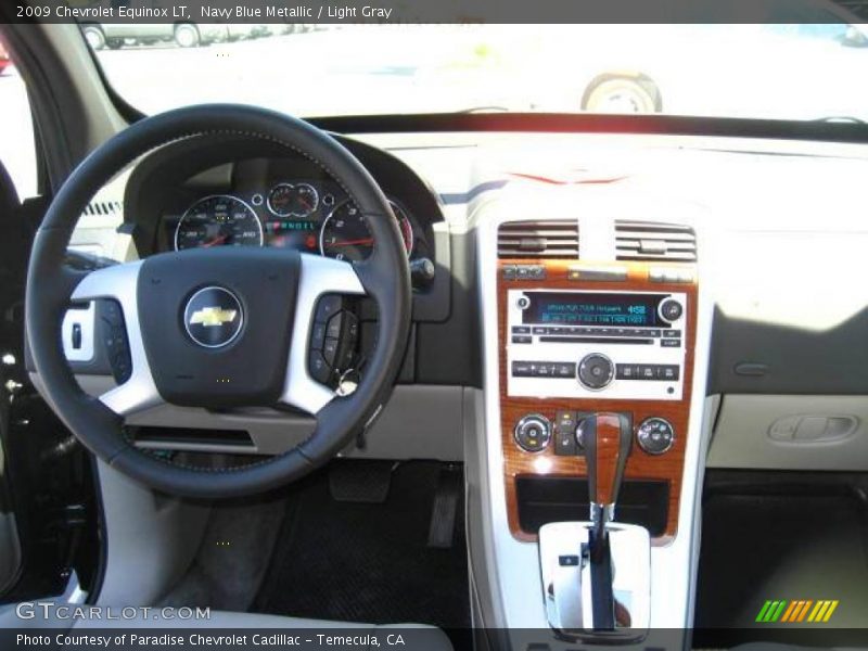 Navy Blue Metallic / Light Gray 2009 Chevrolet Equinox LT