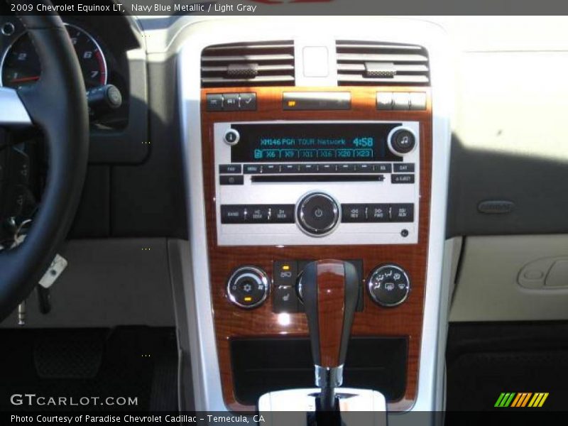 Navy Blue Metallic / Light Gray 2009 Chevrolet Equinox LT
