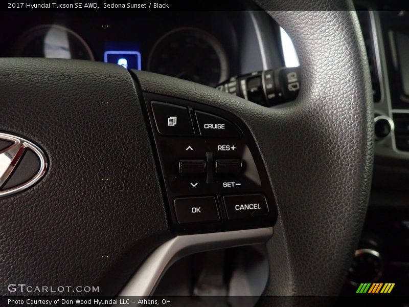 Sedona Sunset / Black 2017 Hyundai Tucson SE AWD