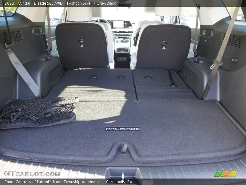 Typhoon Silver / Gray/Black 2023 Hyundai Palisade SEL AWD