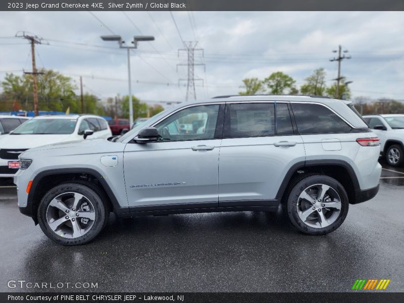 Silver Zynith / Global Black 2023 Jeep Grand Cherokee 4XE