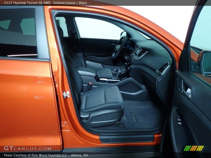 Sedona Sunset / Black 2017 Hyundai Tucson SE AWD