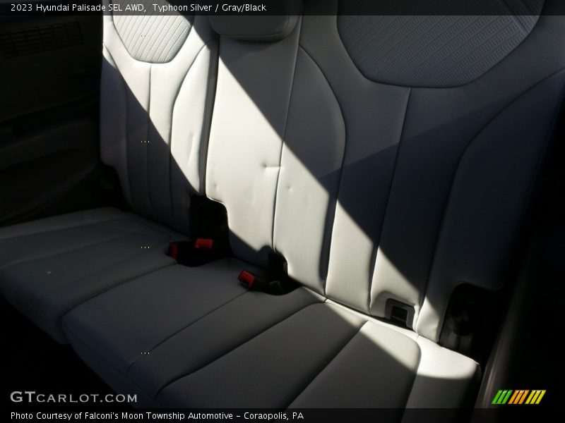 Typhoon Silver / Gray/Black 2023 Hyundai Palisade SEL AWD