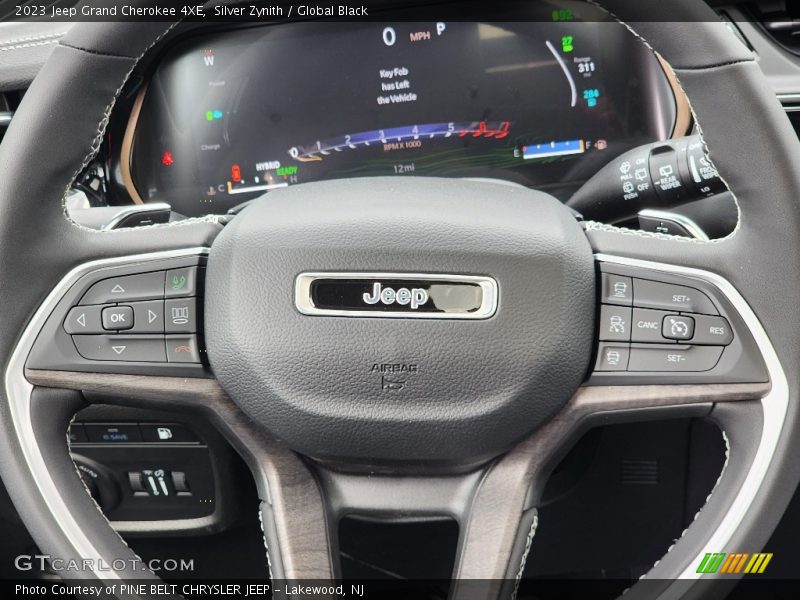 Silver Zynith / Global Black 2023 Jeep Grand Cherokee 4XE